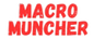 Red text 'MACRO MUNCHER' on a white background